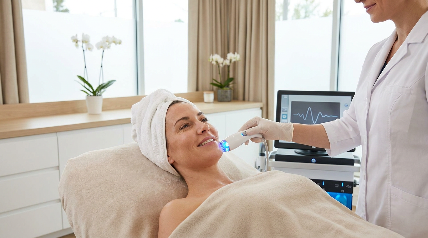 Non-surgical HIFU facial as a needle-free alternative to injectables